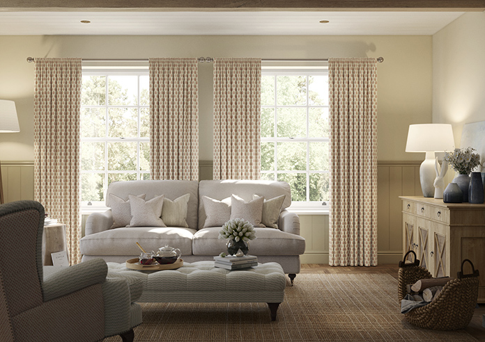 Emily Bond Jaipur, Rust - Made to Measure Curtains - Image 3